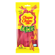 Chupa Chups Strawberry Laces 90g – Coopers Candy