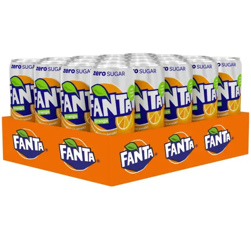 Fanta Zero Orange 33cl x 20st – Coopers Candy