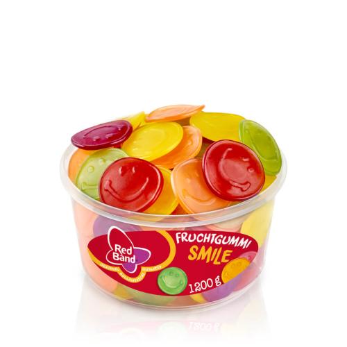 Red Band Smiley Frukt 1.2kg – Coopers Candy