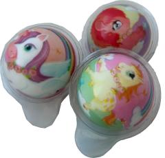 Gelegodisboll Unicorn 4st – Coopers Candy