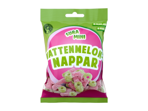 Sura Mini Vattenmelonnappar 70g – Coopers Candy