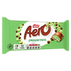 Aero Bubbly Mint Chocolate Bar 90g &ndash; Coopers Candy