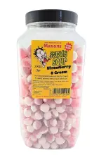 Maxons Stupidly Sour Jar Strawberry & Cream 3kg &ndash; Coopers Candy