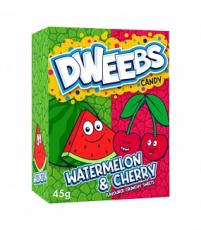 Dweebs Watermelon & Cherry 45g(BF:2025-05-31) – Coopers Candy