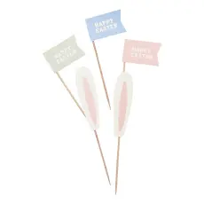 Cocktailpinnar Happy Easter 12-pack &ndash; Coopers Candy