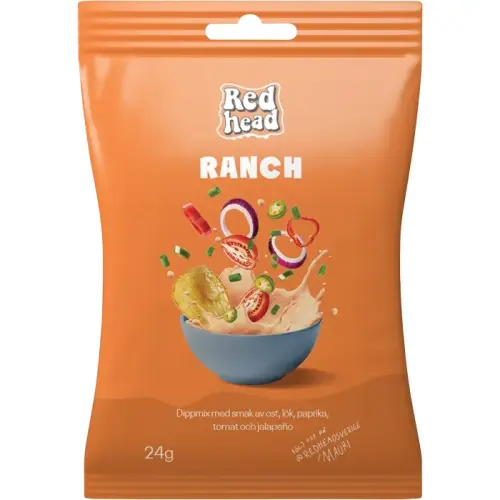 Redhead Dippmix Ranch 24g – Coopers Candy
