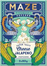 MAZE Popcorn Cheesy Jalapeno 3-pack 240g – Coopers Candy