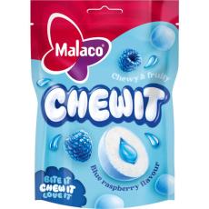 Malaco Chewit Blue Raspberry 115g – Coopers Candy