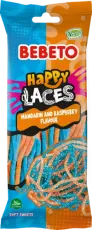 Bebeto Laces Raspberry Mandarin 75g &ndash; Coopers Candy