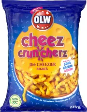 OLW Cheez Cruncherz Sour Cream & Onion 225g &ndash; Coopers Candy