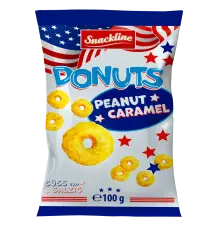 Snackline Donut Rings Caramel-Peanut 100g – Coopers Candy