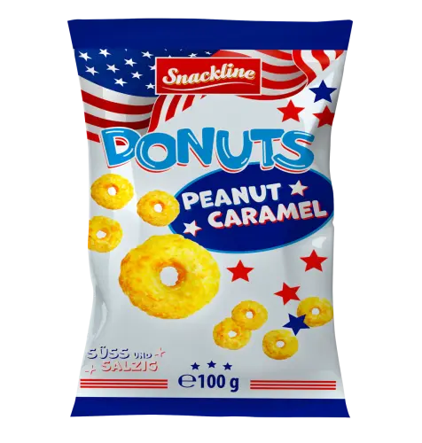 Snackline Donut Rings Caramel-Peanut 100g – Coopers Candy
