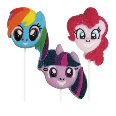 My Little Pony Marshmallow Lollipop 45g (1st) – Coopers Candy