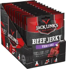 Jack Links Beef Jerky - Teriyaki 60g x 12st – Coopers Candy