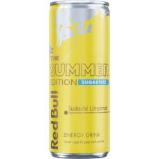 Red Bull Summer Ed Sukkerfri Sudachi Lime 25cl &ndash; Coopers Candy