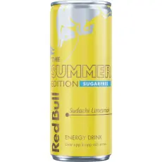 Red Bull Summer Ed Sukkerfri Sudachi Lime 25cl &ndash; Coopers Candy