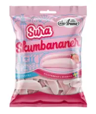 Aroma Sura Skumbananer Jordgubb 95g &ndash; Coopers Candy