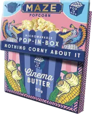 Maze Popcorn Pop-In-Box Cinema Butter 90g &ndash; Coopers Candy