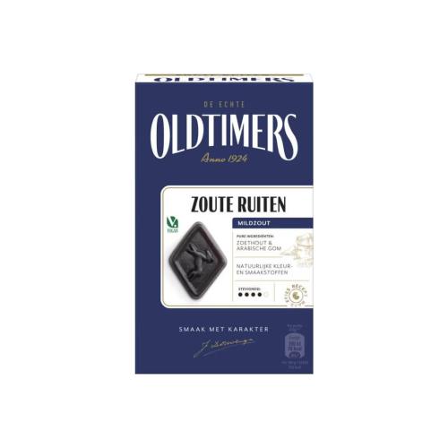 Oldtimers Zoute Ruiten 185g – Coopers Candy