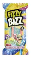 Fizzy Bizz Sura Fruktst&auml;nger Mix 80g &ndash; Coopers Candy