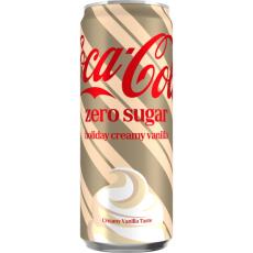 Coca-Cola Zero Holiday Creamy Vanilla 33cl &ndash; Coopers Candy