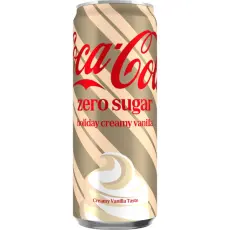 Coca-Cola Zero Holiday Creamy Vanilla 33cl &ndash; Coopers Candy