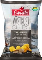 Estrella Västkustchips Tryffel & Havssalt 160g – Coopers Candy