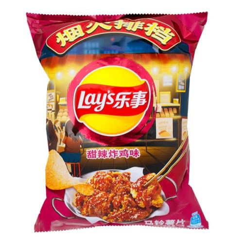 Lays Potato Chips Sweet Spicy Fried Chicken 70g – Coopers Candy