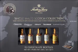 Anthon Berg Single Malts Scotch Collection 230g – Coopers Candy