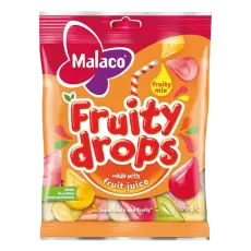 Malaco Fruity Drops Frutiy Mix 110g – Coopers Candy