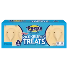 Peeps Marshmallow Chicks Rice Krispies Treats 4-pack 42g &ndash; Coopers Candy