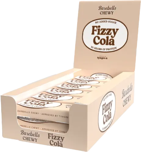 Barebells Chewy Fizzy Cola 40g x 18st – Coopers Candy