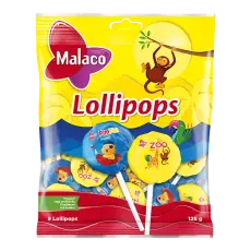 Malaco Lollipops 128g – Coopers Candy