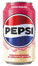 Pepsi Strawberries & Cream 330ml – Coopers Candy