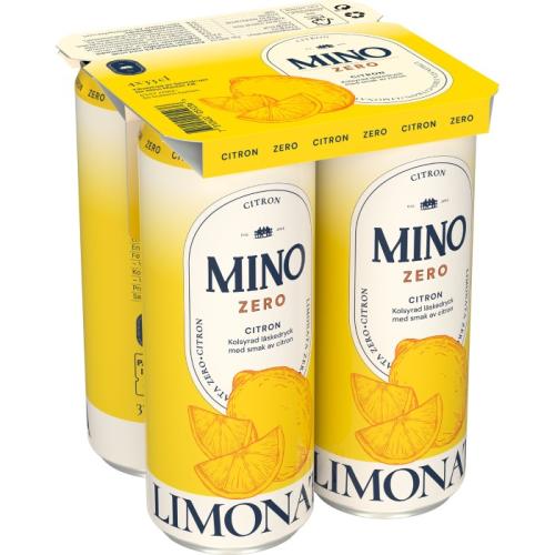 Mino Zero Limonata Citron 33cl x 4st – Coopers Candy