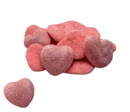 DulcePlus Sura Fyllda R&ouml;da Hj&auml;rtan 1kg &ndash; Coopers Candy