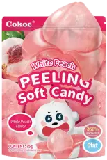 Cokoc 3D Peelable Soft Candy Peach 75g – Coopers Candy