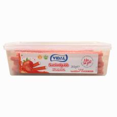 Vidal Sura Jordgubbsstänger 265g – Coopers Candy