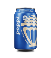 Poppi Prebiotic Soda Cream Soda 355ml – Coopers Candy