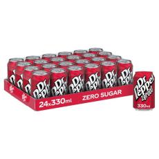 Dr Pepper Zero 330ml x 24st – Coopers Candy