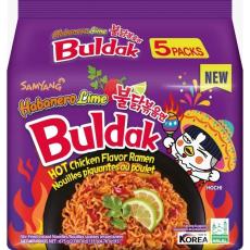 Samyang Buldak Hot Chicken Habanero Lime 135g x 5st – Coopers Candy