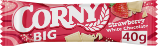 Corny Big Strawberry White Chocolate 40g – Coopers Candy