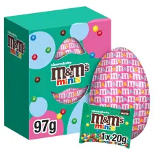M&Ms Minis Medium Egg 97g &ndash; Coopers Candy