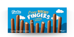 Fundiez Crispy Biscuit Fingers 115g – Coopers Candy