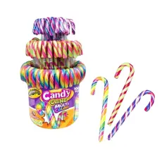 Johny Bee Candy Canes Multicolor 100st &ndash; Coopers Candy