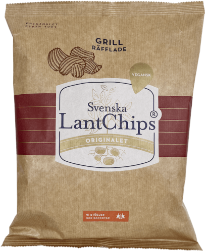 Lantchips Grill Räfflade 200g – Coopers Candy