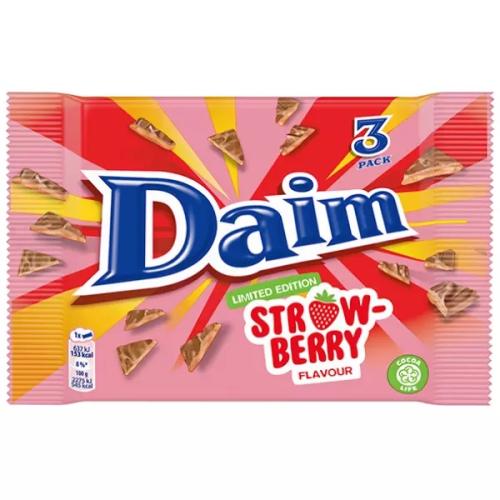 Daim Strawberry 3-pack 84g – Coopers Candy
