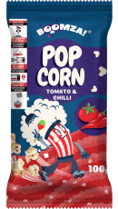 Boomza Mikropopcorn Tomato & Chilli 100g – Coopers Candy
