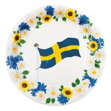 Papperstallrikar Svenska Blommor 8-pack – Coopers Candy