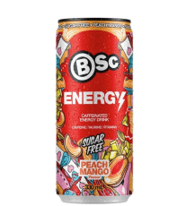 BSC Energy Drink Persika/Mango 330ml – Coopers Candy